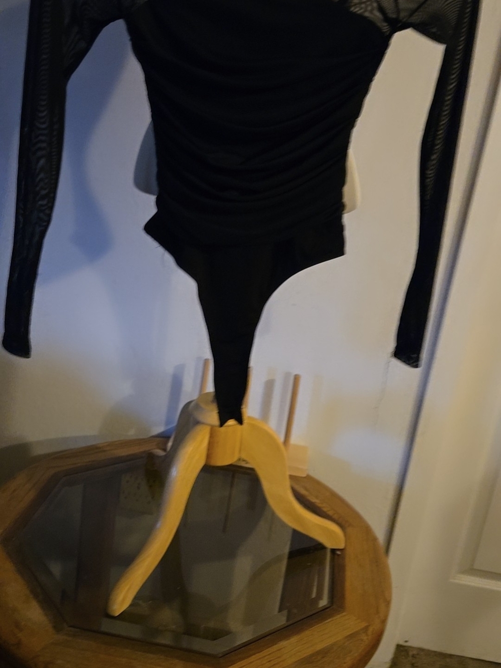 naked wardrobe Black XS Bodysuit Top